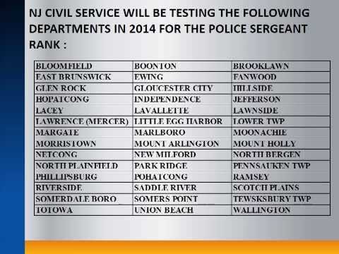 how to take the civil service exam in nj