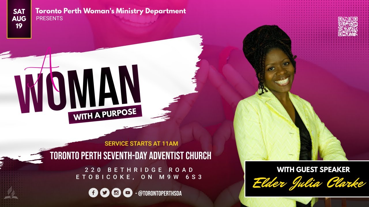 Saturday, August 19, 2023 | Elder Julia Clarke  | A Women With A Purpose