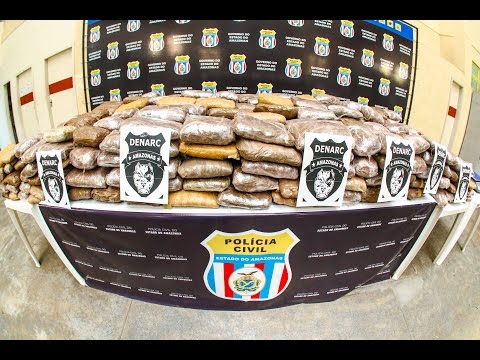 300 kg de drogas em comunidade do Iranduba