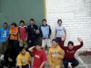 GRUPO QUE VIENE ENTRENANDO EN EL BARRANCO TENNIS CLUB, VISPERAS DE PARTIDO AMISTOSO, CON EL COLEGIO PEDRO RUIZ GALLO, ESTAN: MISHEL, JESSICA, MARCO, RENATO, LUCA, NICOLAS, ENRIQUE, ROGER, ALEJANDRO, 