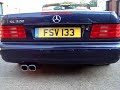 Mercedes SL320 exhaust - CKS Performance