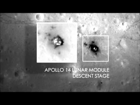 Apollo 12, 14 and 17 landing sites on Moon!