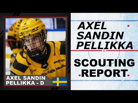 AXEL SANDIN PELLIKKA Highlights 2023 NHL Draft Prospect
