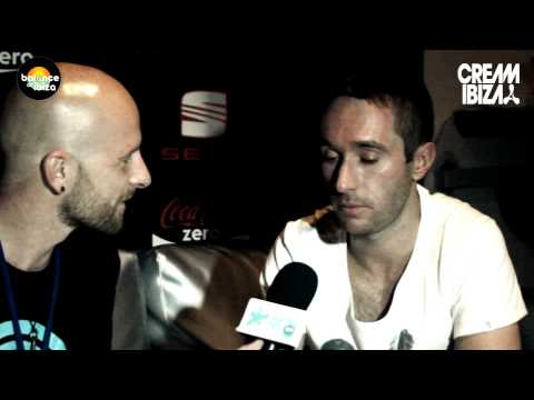 Interviewing Eddie Halliwell at Cream, Amnesia, Ibiza 2012