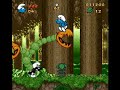 this is the boss fight of the 4th act of the smurfs super nintendo game