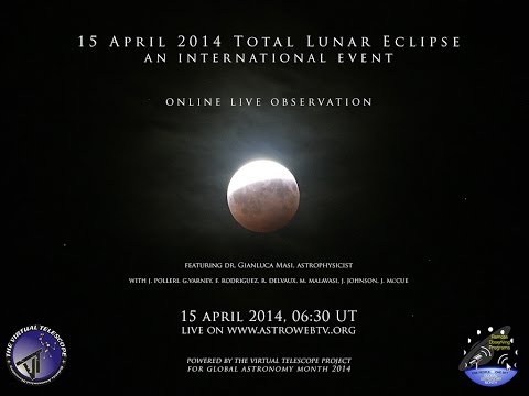 lunar - This is the full podcast of the live event covering the 15 April 2014 total lunar eclipse. The team who made possible this: astrophotographer: Joaquin Fabreg...