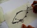 Draw a koi fish 1