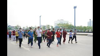 Thành phố Uông Bí: Gần 500 người tham gia hưởng ứng lễ phát động cuộc vận động "Toàn dân rèn luyện thân thể theo gương Bác Hồ vĩ đại" và ngày chạy Olympic vì sức khỏe toàn dân năm 2022, hưởng ứng Sea Games 31