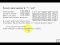 Java Tutorial 2.12 Operators Part 12/15 - boolean logical operators