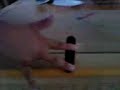 Julian and Charlie are having a tech deck contest!..they are ridin no rules decks white and orange wheels and venture trucks..XD