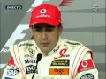 alonso brasil interlagos 2007  comenta después de la carrera