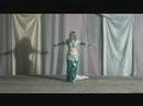 Beginners level bellydance with veil