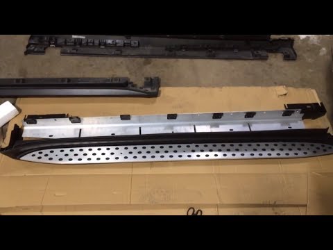 Mercedes Benz W164 ML running board installation walkthrough DIY