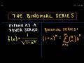 The Binomial Series - Example 2