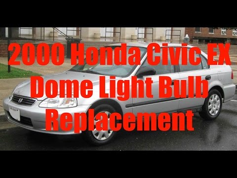How to Replace Domelight 2000 Honda Civic EX