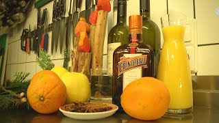 Orangenglühwein mit Cointreau Orangenglühwein mit Cointreau
