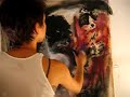 Claudia Olivos, painting: La Frontera Claudia Olivos, painting: La Frontera