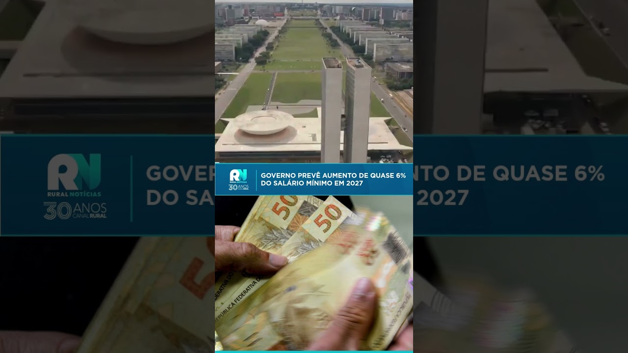 Governo prevê aumento de quase 6% do salário mínimo em 2027