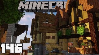 Building with fWhip : HOUSES AND CITY PARK #146 MINECRAFT 1.13 Let's Play Single Player Survival