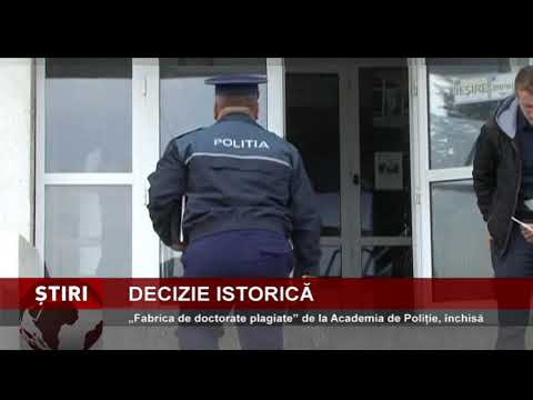 „Fabrica de doctorate plagiate” de la Academia de Poliție