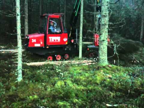 047626800 - Utprovning av skördaraggregat på Terri 34.