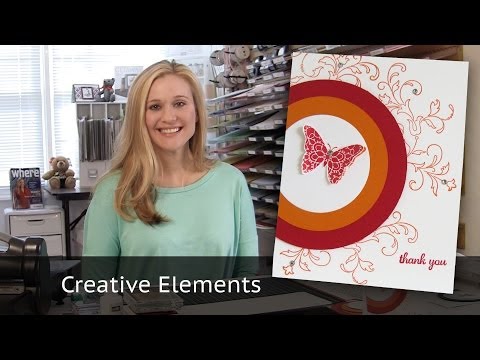 cards - This Video Tutorial features another 10 cards in 20 minutes from Brandy Cox featuring Stampin Up Products. It highlights the Creative Elements Stamp Set from...