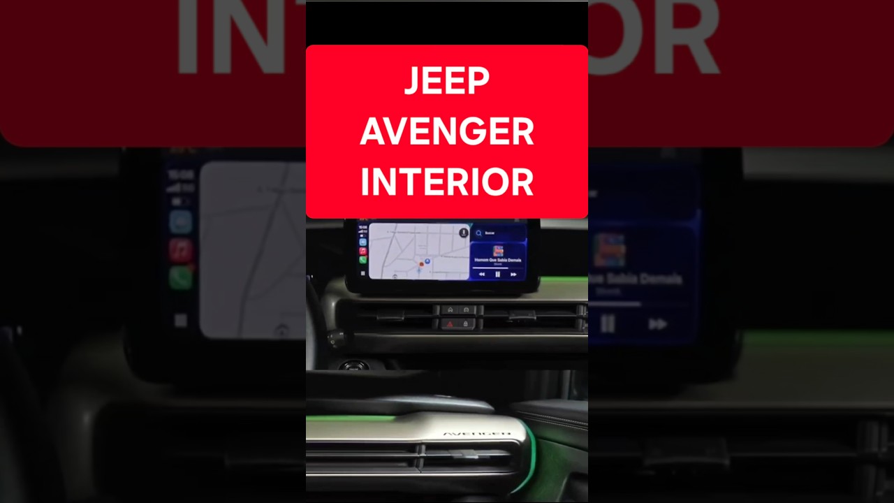 INTERIOR NOVO JEEP AVENGER!