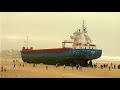 Cargo Artémis échoué aux Sables d'Olonne