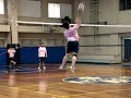 Me spiking the ball
