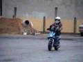 motor scooter, wheelies, stunt riding, stuntin