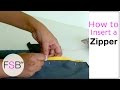 Sewing an Invisible Zipper