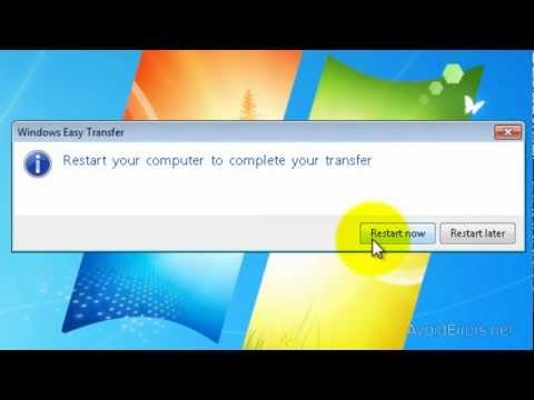 how to windows easy transfer xp