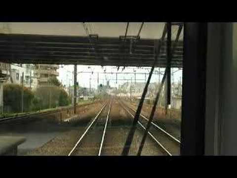 【前面展望】加島－西ノ宮（JR東西線から神戸線）