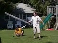 Cardboard Sword Fights Part 2