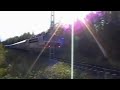 Express train 705 passes removed Ollila level crossing