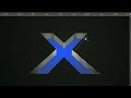 Finally, I'm back and better than ever. This is a pretty simple tutorial on how to make a pressed in X logo.