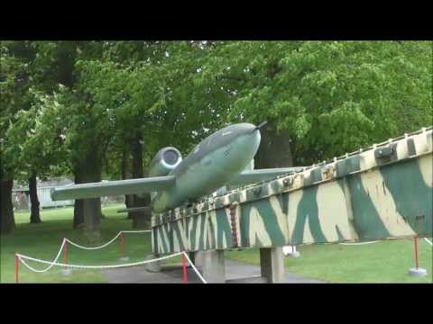 missle - This V1 and the otherv in the video arev situatedv at the Imperial war museum , Duxford , United Kingdom.