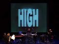 word power
for tenor-sax, keyboard, percussion, bass guitar, live audio & video manipulation (2008).
in word power, the transition between human primal sounds, spoken language and written text is analysed - in that order.
the interactive video presents spoken words in text and audio. it functions like a rapper who fuses the musical gestures of the players with the expression of the words by acting directly upon the sound of the ensemble.
the chosen words are describing conditions of key importance to human survival. towards the end of the piece, they are arranged into a sentence stressing the power of language - issuing a warning about the potential dangers that come with unlimited freedom of speech. since the assassination by a muslim extremist of the dutch film maker theo van gogh - who publicly aired highly controversial ideas about the islam - this has been a much discussed topic in the dutch media.
on a micro level, there is space for improvisation, especially in the domain of rhythm, while the random order of the spoken words delivers a different syntax with every performance.

word power was commissioned by the dutch arts council.
performed by loos: peter van bergen, tenor saxophone/ gerard bouwhuis, piano / johan faber, percussion / jan-bas bollen, bass guitar, video control.
live recording (world premiere) 15 march 2008, theater aan het spui, the hague, netherlands