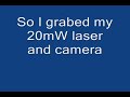 Laser beam in smoke Laser beam in smoke