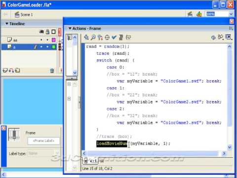 Flash Tutorial Launching Random Games