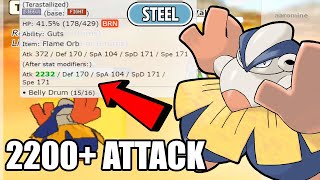 TERA STEEL BELLY DRUM HARIYAMA IS INSANE! Pokemon Scarlet & Violet ft. @Thunderblunder777 & CTC by PokeaimMD