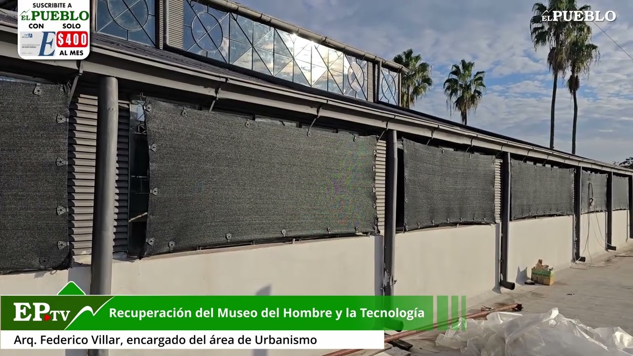 Avanzan obras en el Museo del Hombre y la Tecnología