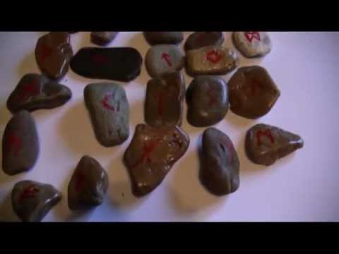 Runes - This is a really simple project to make your own Runes set out of stones/rocks! Thanks for watching! You can find the runes symbols on this site: http://www....