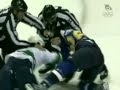 Kevin Bieksa vs B.J. Crombeen Round 2 Nov 10, 2009