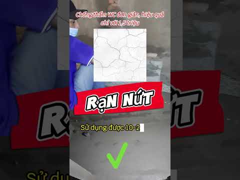 GIẢI PHÁP CHỐNG THẤM DỘT, CHỐNG RẠN NỨT nhà cửa chỉ từ 69k/m2 ĐẢM BẢO 10 năm KHÔNG LO NGHĨ