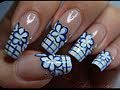 Nail Art Fleurs Bande Dessinée / Comics Flowers Nail Art