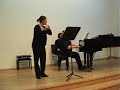julia hebecker plays gaubert's fantaisie for flute and piano at monthly flute concerts at university of arts berlin... (june 2008)