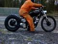 Triumph 3ta bobber chop 1959   kickstart
