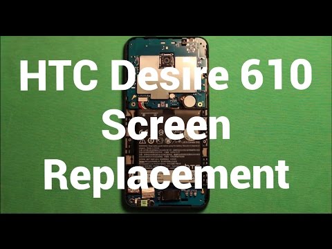 how to repair htc desire screen