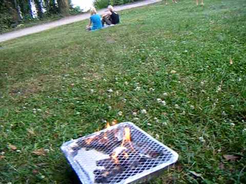 Abenteuer Einweggrill ....